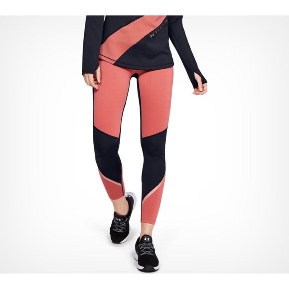 UNDER ARMOUR  Women's UA Coldgear Armour Legging Graphic  Running - Picture 1 of 8